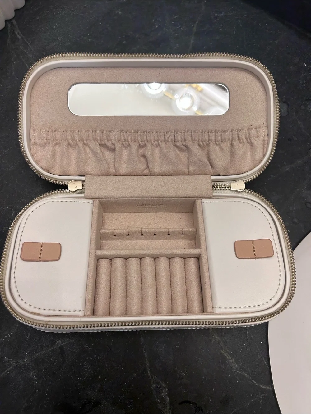 Wolf Chloe zip jewelry case
